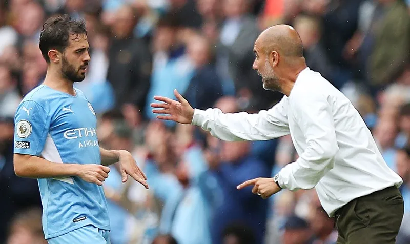 Bernardo Silva cải thiện bản thân là nhờ tài dùng người của Pep. Ảnh: Getty Images