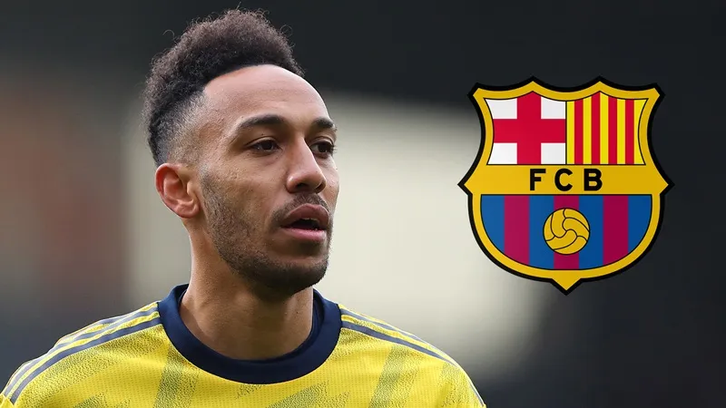 Pierre-Emerick Aubameyang đã chính thức gia nhập Barcelona.