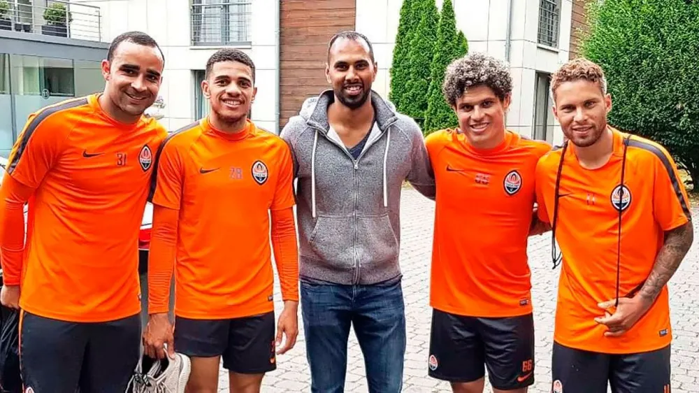 Các cầu thủ Brazil đang chơi tại Shakhtar Donetsk của Ukraine.