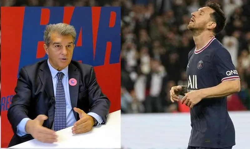 Joan Laporta khẳng định không hối tiếc về quyết định chia tay Messi.