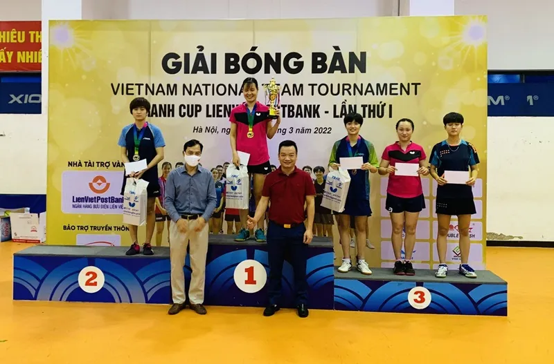 Anh Tú, Nguyễn Thị Nga đứng đầu cuộc thi chọn VĐV bóng bàn dự SEA Games 31 ảnh 1