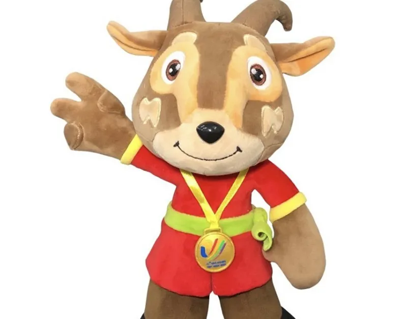 Thú nhồi bông Sao la của SEA Games 31. Ảnh: BTC