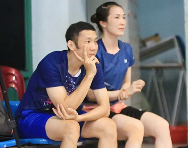 Vợ chồng Tiến Minh, Vũ Thị Trang sẽ tranh tài SEA Games 31. Ảnh: ĐÌNH VIÊN