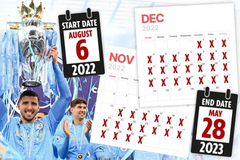 Lịch thi đấu Premier League mùa giải 2022-2023 dự kiến được công bố vào chiều nay. 