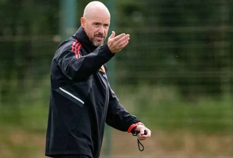HLV Erik ten Hag muốn xây dựng lố chơi tấn công ở Man.United. Ảnh: Getty Images