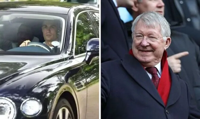 Cristiano Ronaldo trở lại sân tập Man.United và thảo luận với Sir Alex Ferguson.