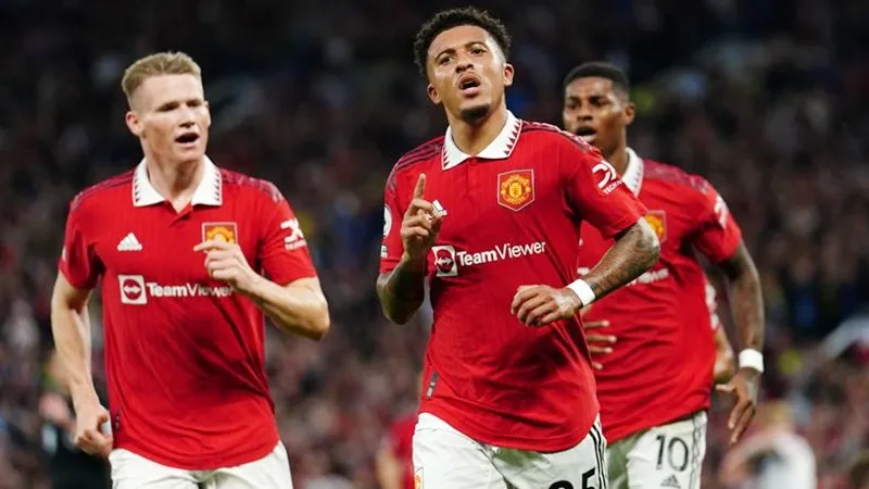 Jadon Sancho đã truyền cảm hứng với bàn mở tỷ số đầy tinh tế. Ảnh: Getty Images