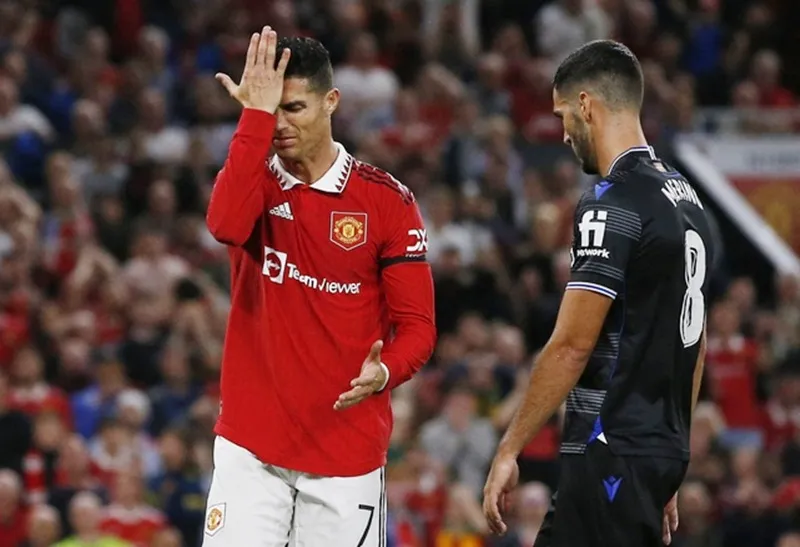 Cristiano Ronaldo đá chính và Man.United lại thua sốc. Ảnh: Getty Images