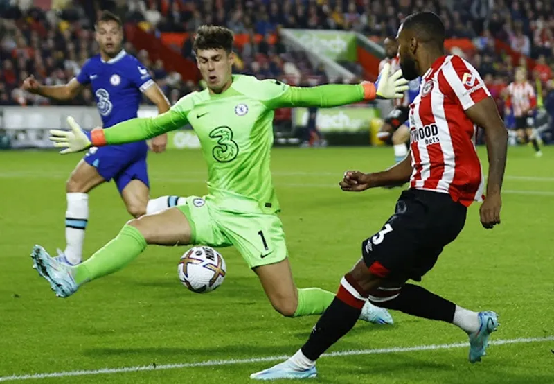 Kepa Arrizabalaga đang làm nản lòng mọi chân sút mà anh đối mặt. Ảnh: Getty Images