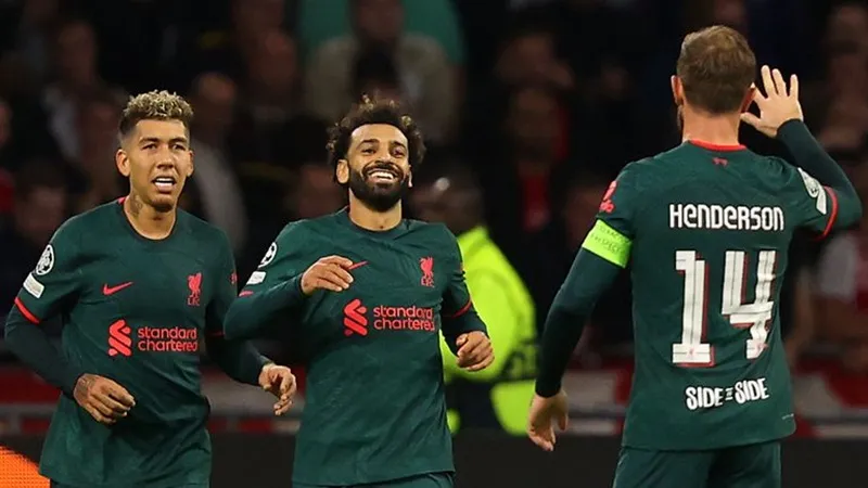 Mohamed Salah ghi bàn thứ 6 của anh tại vòng bảng Champions League mùa này.