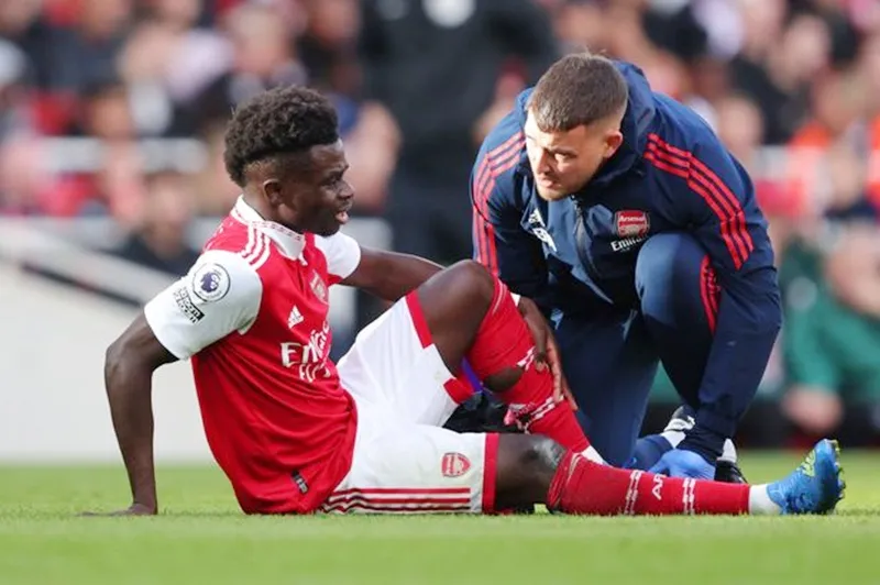 Bukayo Saka không đối mặt nguy cơ vắng mặt ở World Cup 2022. Ảnh: Getty Images 