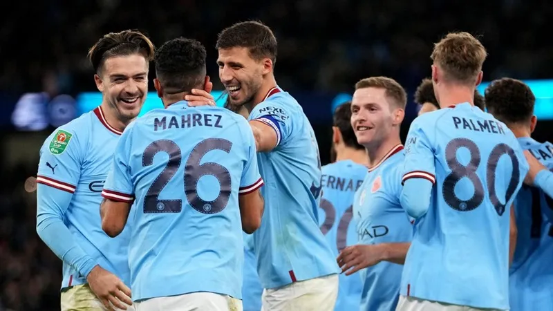 Man.City vẫn tỏ rõ sự tập trung cho danh hiệu đầu tiên được trao trong mùa giải. Ảnh: Getty Images 