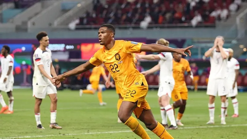 Hà Lan - Mỹ 3-1: Dumfries bừng sáng, Hà Lan dễ dàng vào tứ kết ảnh 4