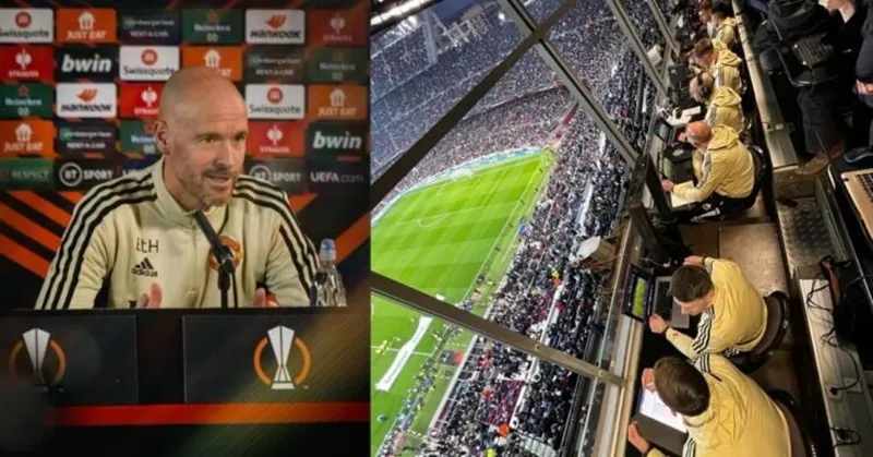 HLV Ten Hag cử 8 nhà phân tích đến Camp Nou để ghi lại tất cả những diễn biến lượt đi.