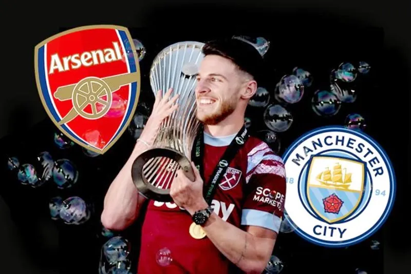HLV Pep Guardiola đang xem Declan Rice là mục tiêu số 1 của mình trong mùa hè này.
