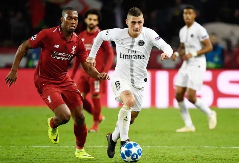 Marca đưa tin Liverpool chuẩn bị ký với tiền vệ Marco Verratti của PSG với giá 60,6 triệu bảng.