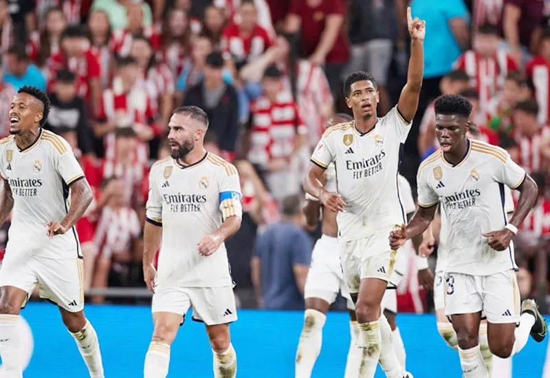 Jude Bellingham ra mắt như mơ cho Real Madrid khi ghi bàn trong chiến thắng 2-0 trên sân Athletic Bilbao.