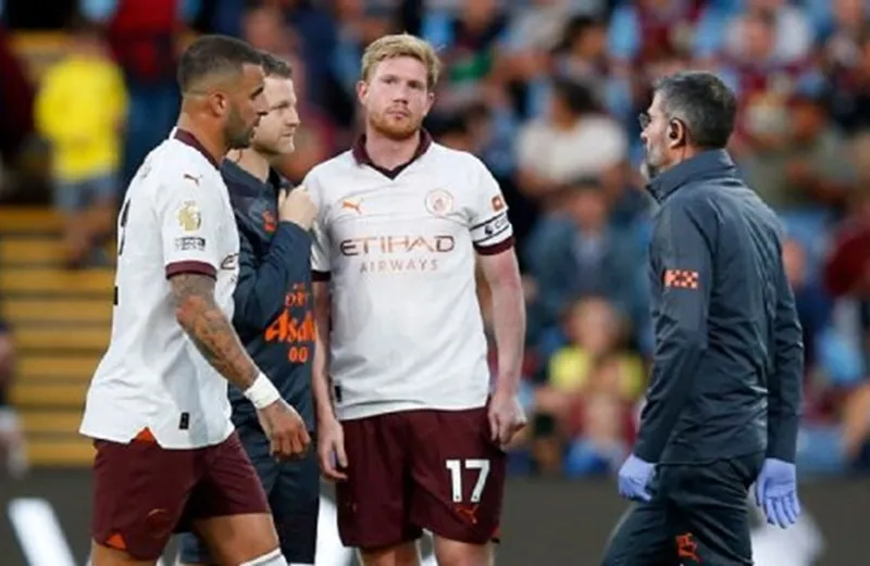 Kevin De Bruyne có nguy cơ phải ngồi ngoài tới 4 tháng vì tái phát chấn thương gân kheo.