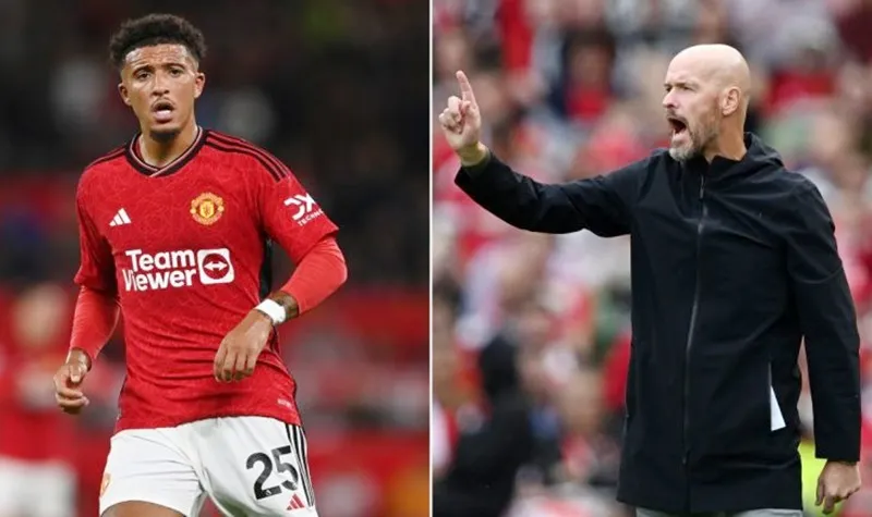 HLV Erik ten Hag đã cấm sự hiện diện Jadon Sancho ở tất cả các cơ sở của đội một Man.United.