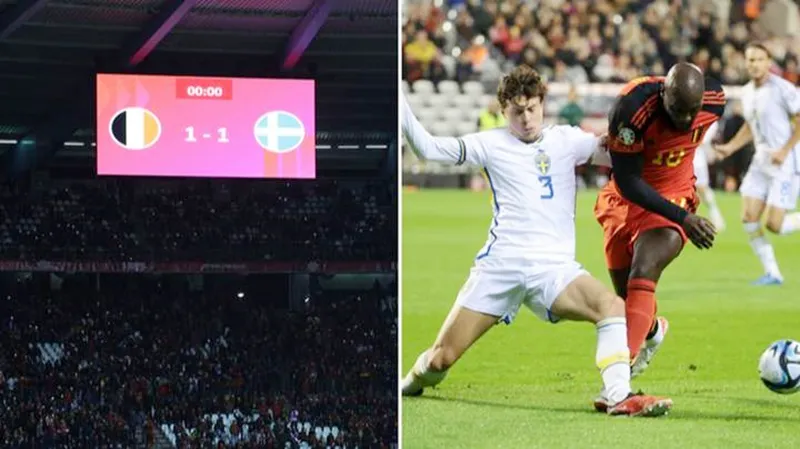 Trận Bỉ-Thụy Điển không tổ chức lại và công nhận tỷ số hòa 1-1 ở thời điểm bị hủy bỏ.