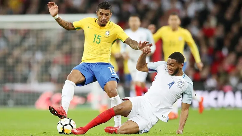 Brazil và tuyển Anh có trận đối đầu cuối cùng là tỷ số hòa 0-0 vào năm 2017.
