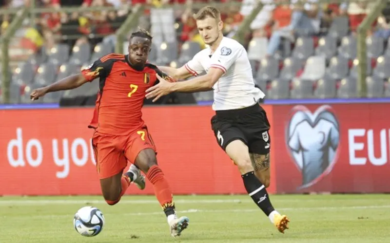 Jeremy Doku đang là “viên ngọc quý” mà tuyển Bỉ và Man.City sẽ cố gắng bảo vệ.