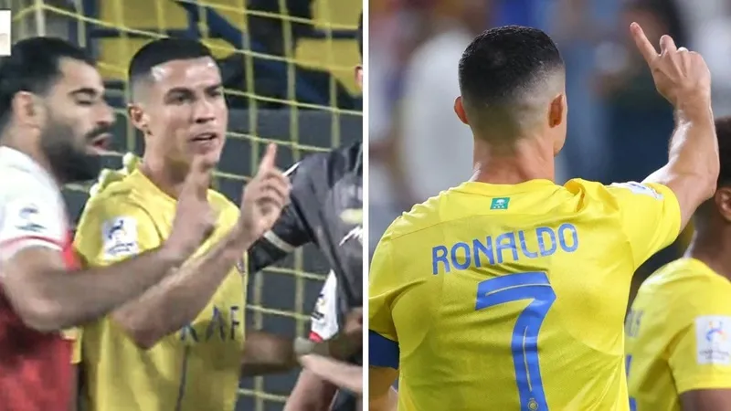 Cristiano Ronaldo ra dấu thuyết phục trọng tài rằng đó không phải là một quả phạt đền.
