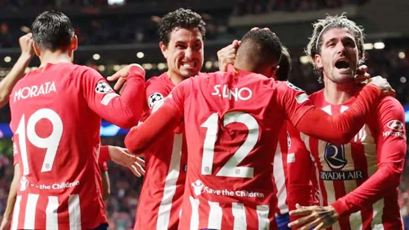 Atletico Madrid giành chiến thắng 2-1 trước Borussia Dortmund trong trận lượt đi tứ kết.