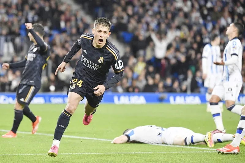 Arda Guler ghi bàn duy nhất giúp Real Madrid đánh bại Real Sociedad 1-0.