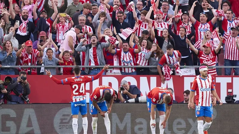 Girona đã chính thức đủ điều kiện tham dự Champions League lần đầu tiên trong lịch sử CLB. 