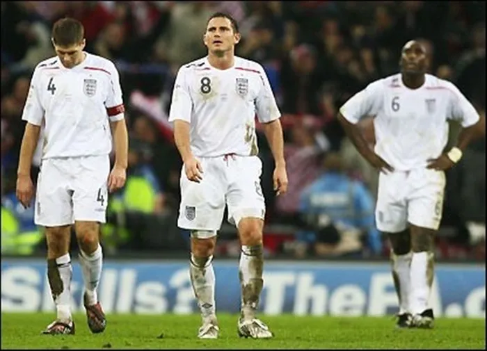 ĐT Anh vắng mặt tại Euro 2008 sau trận thua muối mặt 2-3 ở vòng loại trước Croatia ngay trên sân Wembley