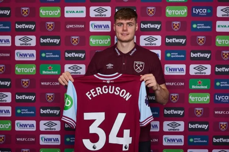 Evan Ferguson sẽ thi đấu cho West Ham trong phần còn lại của mùa giải 2024-25