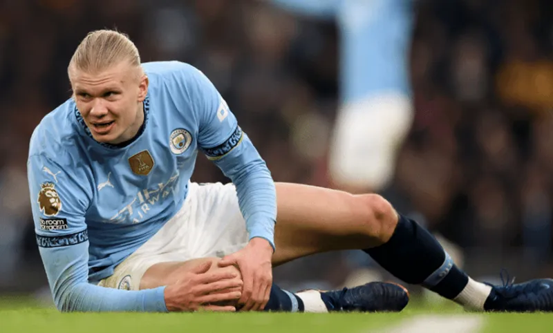 Erling Haaland chưa chắc sẵn sàng trong chuyến đi của Man.City đến Tottenham vào thứ Tư.