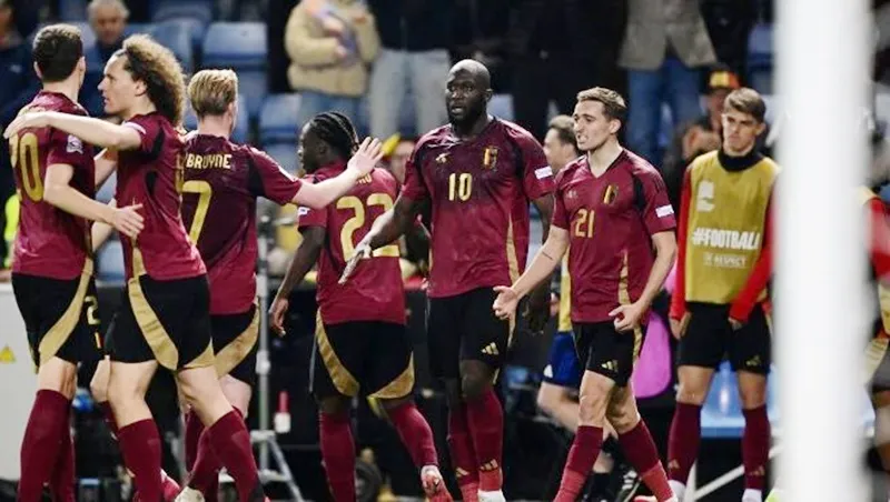 Tuyển Bỉ thắng chung cuộc Ukraine 4-3 giữ vững vị trí tại League A UEFA Nations League.