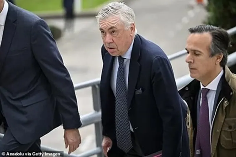 HLV Real Madrid Carlo Ancelotti trong phiên tòa xét xử tội trốn thuế