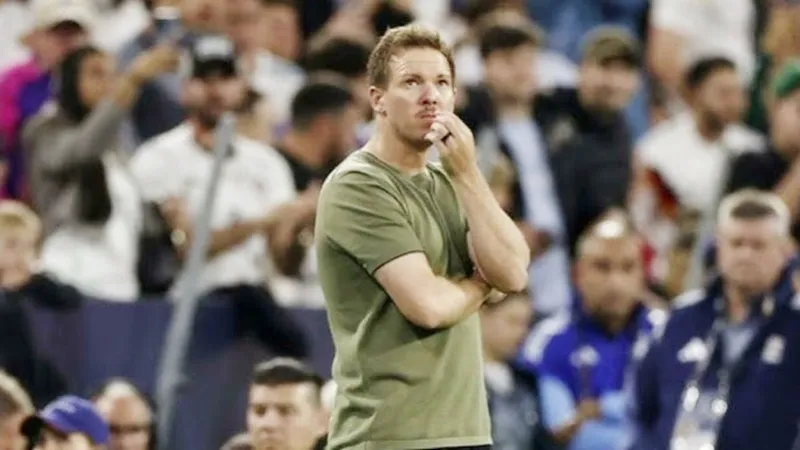 HLV Julian Nagelsmann thừa nhận chất lượng các tuyển thủ Đức đang khá kém.