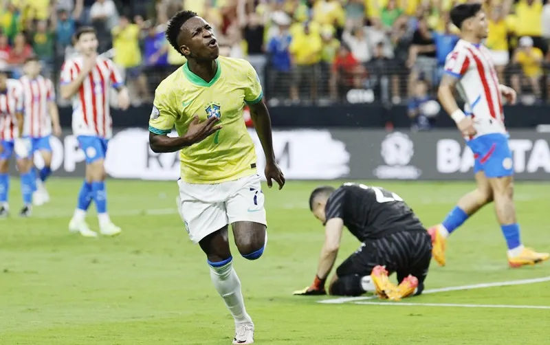 Vinicius Junior ghi bàn duy nhất trong chiến thắng Paraguay và đảm bảo Brazil giành quyền tham dự World Cup 2026.