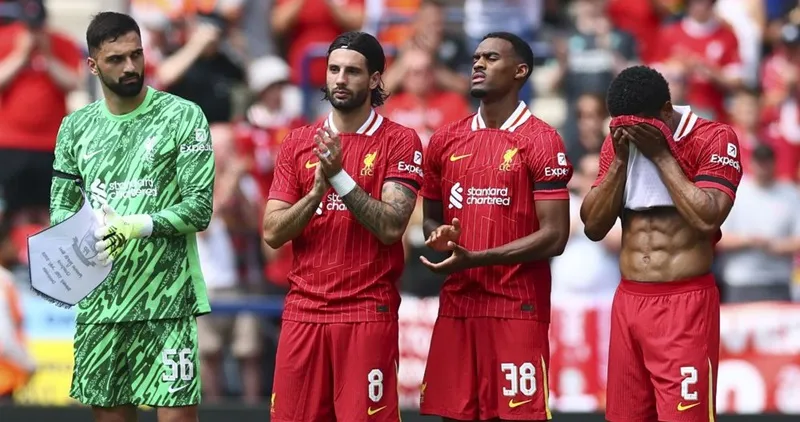 Liverpool và Preston North End tưởng nhớ Diogo Jota trong trận giao hữu tiền mùa giải vào Chủ nhật.