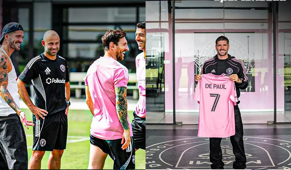 Rodrigo De Paul vẫn chưa tập luyện cùng các đồng đội mới tại Inter Miami vì đang chờ visa.