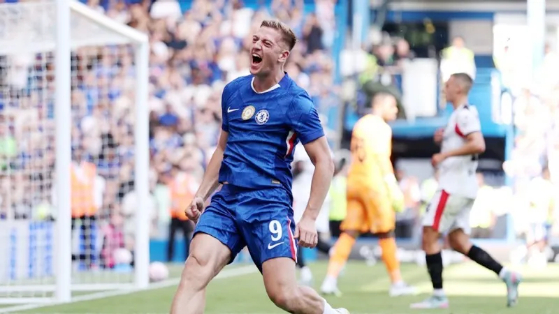 Tân binh Liam Delap ghi cú đúp bàn thắng giúp Chelsea đánh bại AC Milan 4-1