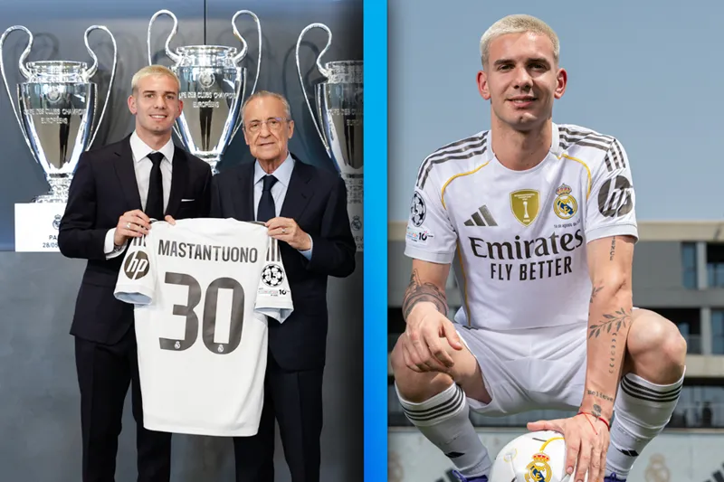Franco Mastantuono ra mắt Real Madrid nhưng tuyên bố Lionel Messi là cầu thủ xuất sắc nhất thế giới.