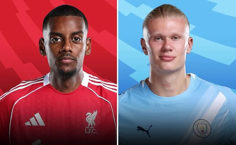 Alexander Isak và Erling Haaland