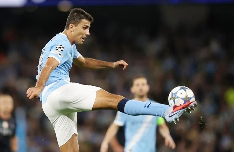 HLV Pep Guardiola thừa nhận Rodri gặp vấn đề trở lại với đầu gối của mình.