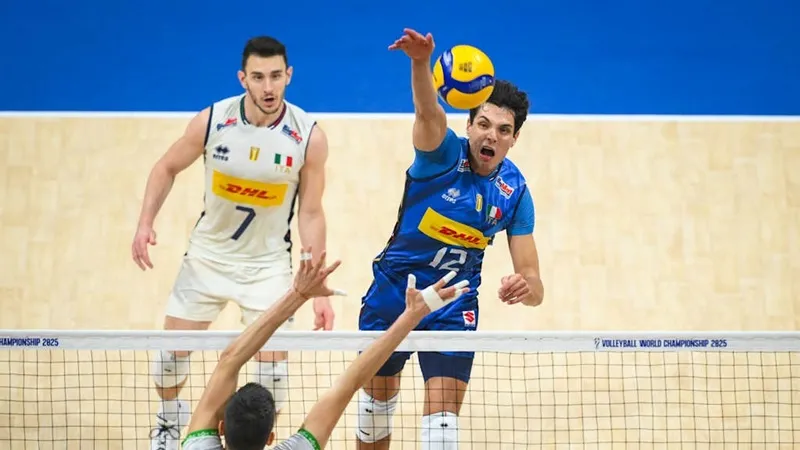 Giải vô địch bóng chuyền nam thế giới 2025 vừa kết thúc tại Philippines hôm 28-9. Ảnh: FIVB