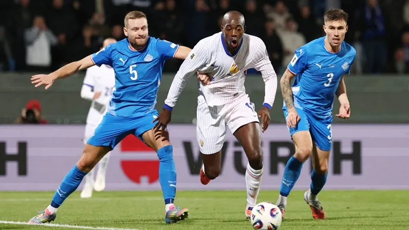 Tuyển Pháp bỏ lỡ cơ hội sớm giành vé dự World Cup 2026 khi bị Iceland cầm hòa 2-2.