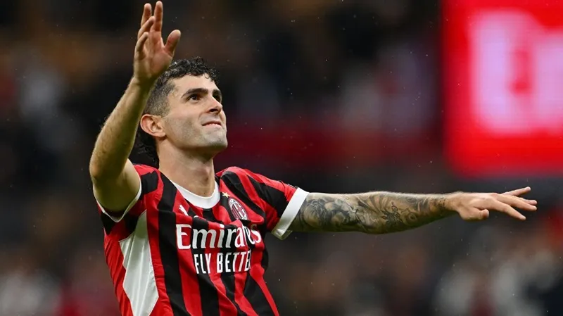 AC Milan sẽ kó khăn khi ngôi sao Christian Pulisic đối mặt nguy cơ nghỉ 1 tháng tới.