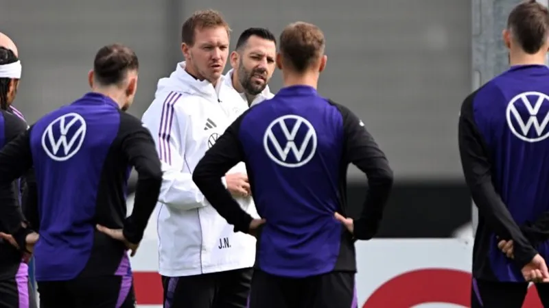HLV Julian Nagelsmann nêu mục tiêu tối thượng của tuyển Đức là giành 2 chiến thắng còn lại vòng loại World Cup 2026.