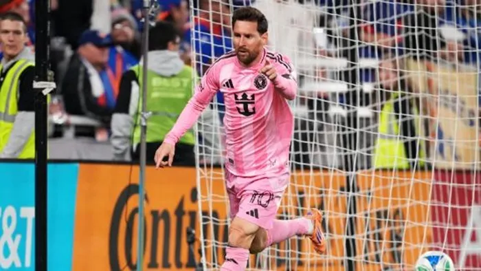 Lionel Messi mở tỷ số và thực hiện 3 đường kiến tạo giúp Inter Miami đánh bại chủ nhà FC Cincinnati 4-0. Ảnh: ESPN