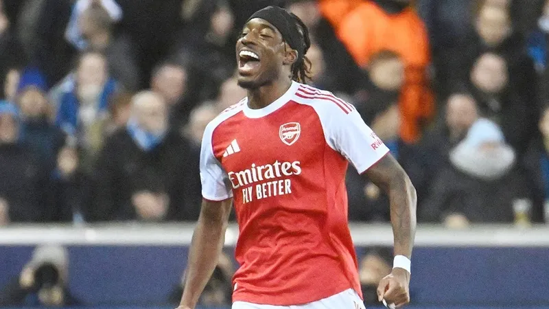 HLV Mikel Arteta hết lời ca ngợi Noni Madueke sau cú đúp trước Club Brugge.