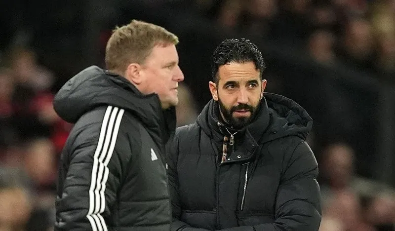 HLV Eddie Howe và Newcastle đang có thành tích đối đầu rất tốt trước Man.United của Ruben Amorim.